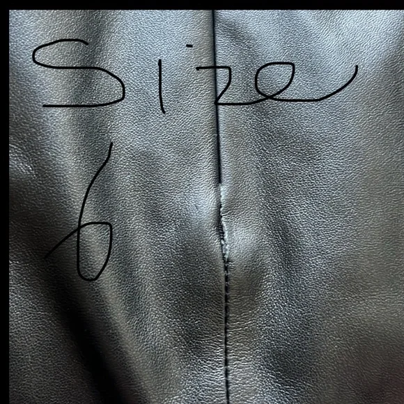 Antonio Melani Jessica Twisted Halter Neck Genuine Leather Sheath Mini Dress - Picture 6 of 16